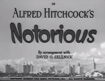 Alfred Hitchcock Notorious 1946