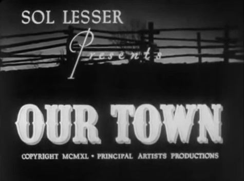 Our Town 1940 w/ William Holden